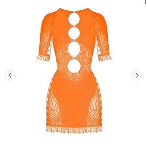 Poster Girl Miranda (Tangerine) Orange Dress